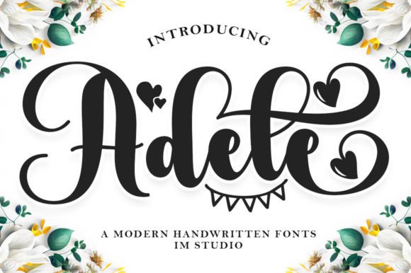 Adele: Elevating Design with Handwritten Elegance