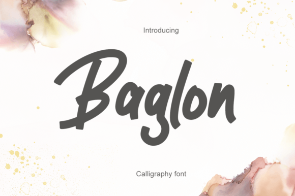 Baglon: Elevate Your Design with Contemporary Handwritten Style