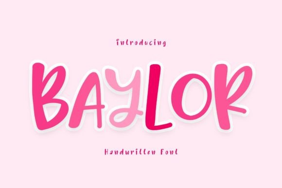 Baylor: The Handwritten Font for Authentic Branding