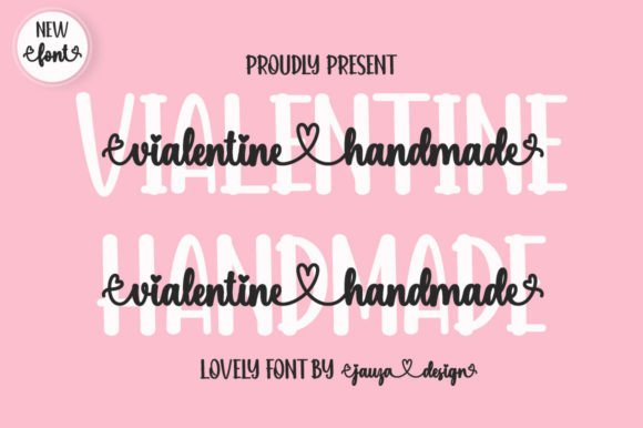 Discovering Vialentine Handmade: A Sweet and Friendly Typeface