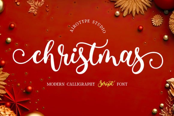 Elevate Your Designs with Christmas Script Typography