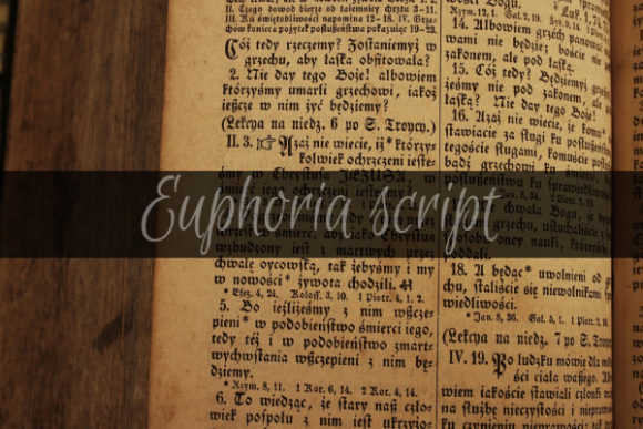 Euphoria: Elevate Design with Handwritten Elegance