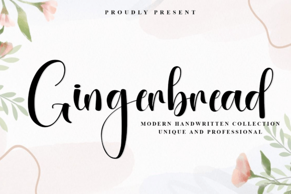 Gingerbread: A Modern Handwritten Typeface for Clarity and Elegance