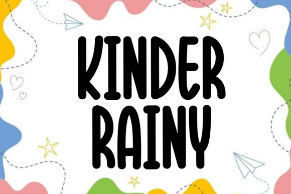Kinder Rainy: The Modern Handwritten Font for Elegant Design