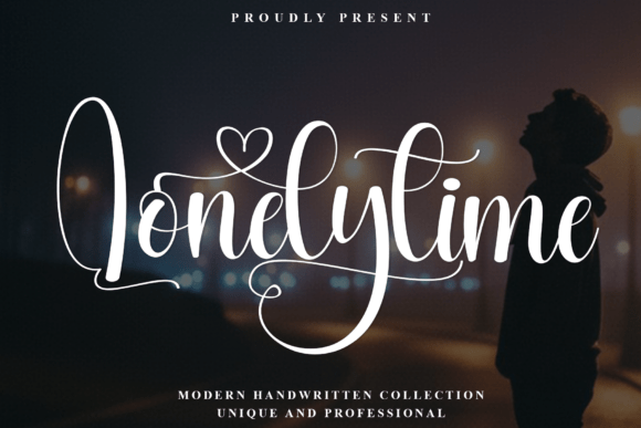 Lonelytime: A Modern Handwritten Font for Crisp Elegance