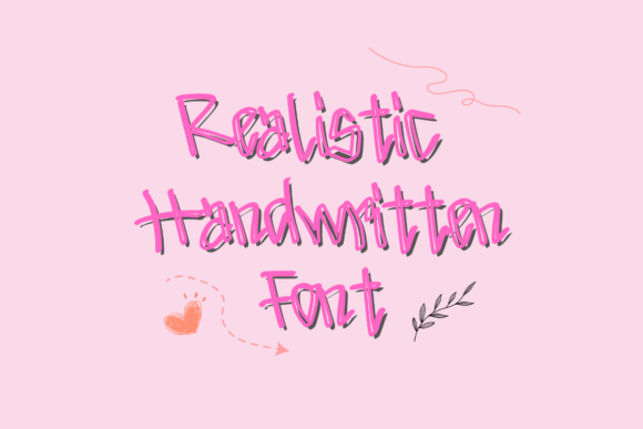 Realistic Handwritten: The Font That Feels Authentic