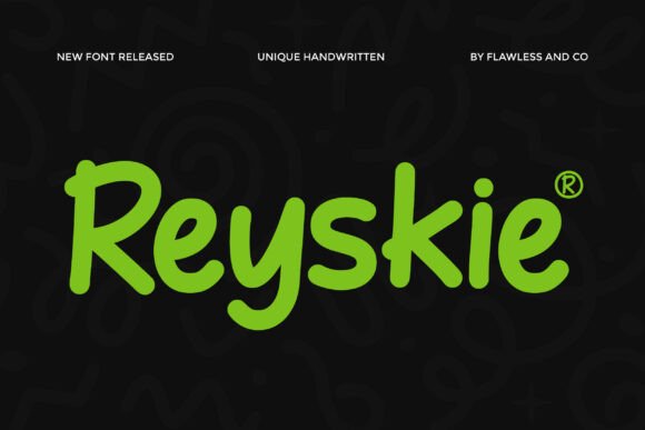 Reyskie: A Playful Handwritten Typeface for Creative Designs