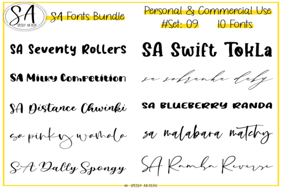Script and Handwritten Bundle 9: Elevate Your Creative Projects