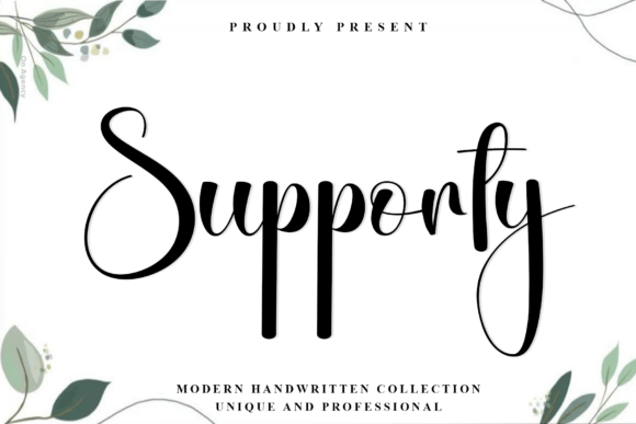 Supporty: A Fresh Take on Modern Handwritten Typography