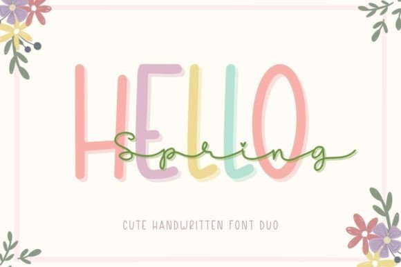 Unlocking Creative Potential with the Hello Spring Font Duo