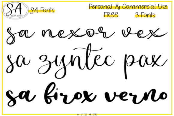 Valentine's Day Handwritten Pack: 3 Free Script Fonts