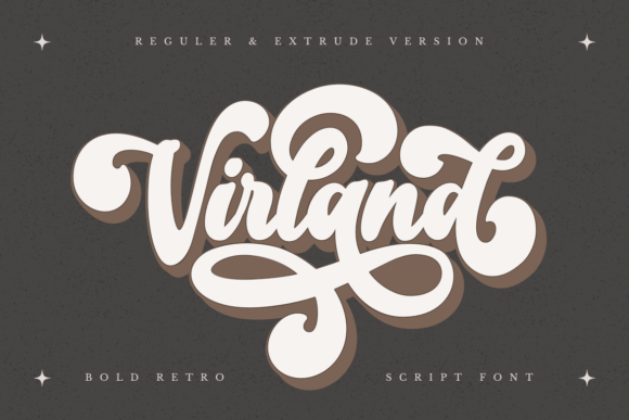 Virland: A Retro Handwritten Font for Modern Designers