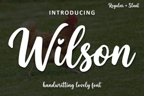 Wilson: A Handwritten Font for Authentic Design
